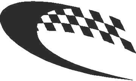 Checkered Flag Decal / Sticker 36