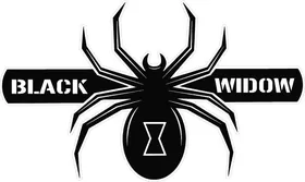 Black Widow Edition Decal / Sticker 01
