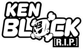 Ken Block RIP Decal / Sticker 16