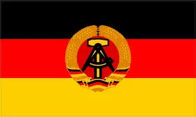 East Germany Flag Decal / Sticker