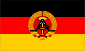 East Germany Flag Decal / Sticker