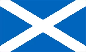 Scotland Flag Decal / Sticker 03
