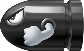 Bullet Bill Decal / Sticker 01