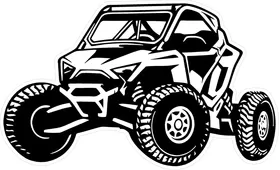 Polaris RZR Outline Decal / Sticker 02