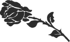 Rose Decal / Sticker 01