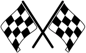 Checkered Flag Decal / Sticker 92