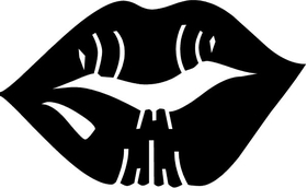 Lips Decal / Sticker 06