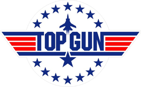 Top Gun Decal / Sticker 07
