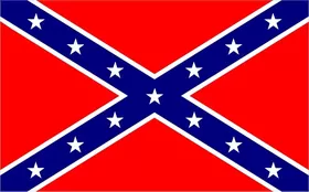 Rebel / Confederate Flag Decal / Sticker 30