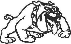 BullDog Decal / Sticker 01