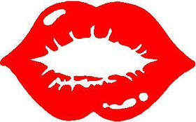 Lips Decal / Sticker 03