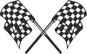 Checkered Flag Decal / Sticker 19