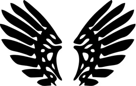 Wings Decal / Sticker 04