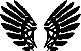 Wings Decal / Sticker 04
