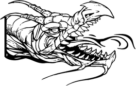 Dragons Mascot Decal / Sticker