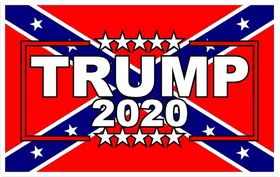 TRUMP 2020 Confederate Flag Decal / Sticker 12