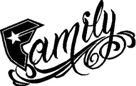 Famous Family Decal / Sticker