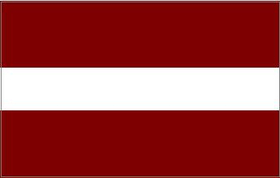 Latvia Flag Decal / Sticker 01