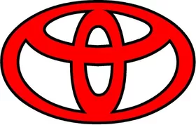 Toyota Logo Decal / Sticker 17