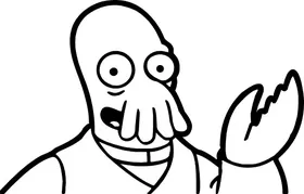 Zoidberg Decal / Sticker 05