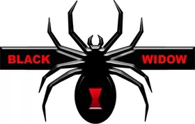 Black Widow Edition Decal / Sticker 03