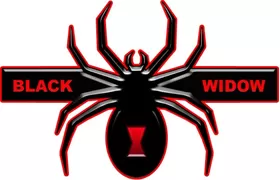 Black Widow Edition Decal / Sticker 10