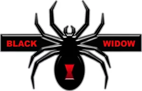 Black Widow Edition Decal / Sticker 21