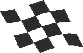 Checkered Flag Decal / Sticker 22