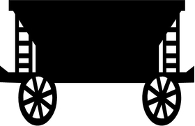 Train Coal Car Decal / Sticker 13