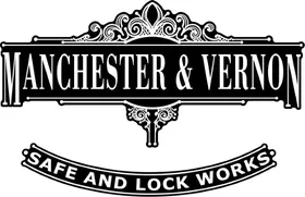 Manchester & Vernon Safe and Lock Works Decal / Sticker 01