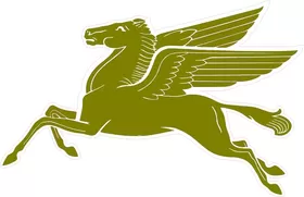 MobilGas Pegasus Decal / Sticker 24