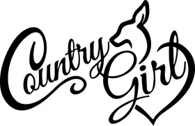 Country Girl Decal / Sticker 01
