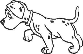 Dalmation Decal / Sticker