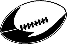 Football Decal / Sticker 10