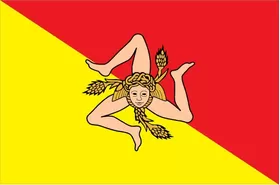 Sicilian Flag Decal / Sticker 01