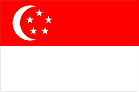 Singapore Flag Decal / Sticker