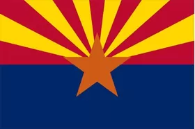 Arizona Flag Decal / Sticker 01