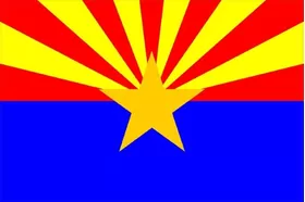 Arizona Flag Decal / Sticker 02