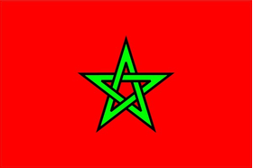 Morocco Flag Decal / Sticker 02