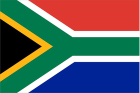 South Africa Flag Decal / Sticker 01