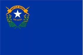 Nevada State Flag Decal / Sticker 01