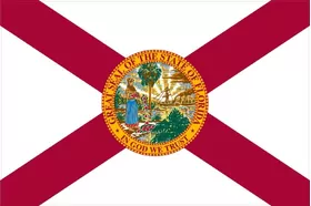 Florida State Flag Decal / Sticker 02