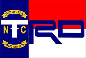 North Carolina Flag Toyota TRD Decal / Sticker 15