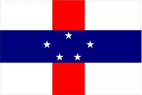 Netherlands Antilles Flag Decal / Sticker