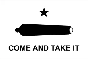 Come And Take It Flag Decal / Sticker 01