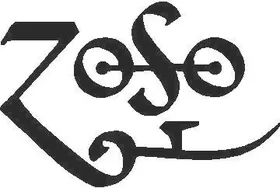 Led Zeppelin Zoso Decal / Sticker 02