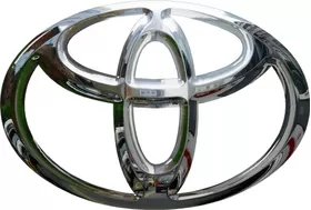 Simulated 3D Chrome Toyota Decal / Sticker 16