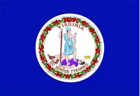 Virginia Flag Decal / Sticker 01