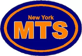 New York Mets Oval Decal / Sticker