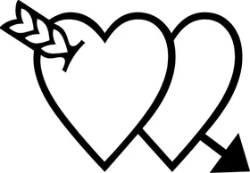 Hearts Decal / Sticker 10